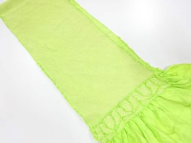 正絹　振袖用　絞り　帯揚げ